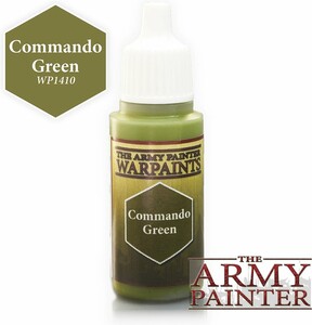 The Army Painter Warpaints acrylic 1.0 - Commando Green, 18ml/0.6 Oz 5713799141001