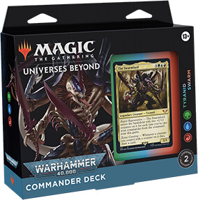 Wizards of the Coast MTG Warhammer 40K Regular Tyranid Swarm Commander Deck 