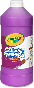 Crayola Peinture à tempera lavable violet 946 ml 071662003401