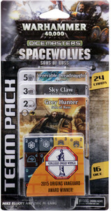 NECA/WizKids LLC Warhammer 40k Dice Masters SpaceWolves Sons of Russ (en) Team Pack 634482731338