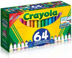 Crayola Crayola - 64 Marqueurs lavables 063652146403
