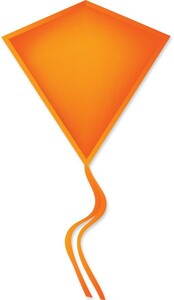 Premier Kites Cerf-volant monocorde Losange 30" Orange neon 630104160920