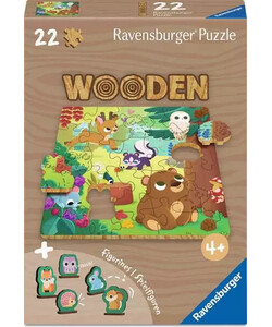 Ravensburger casse-tête Casse-tête 22 Pièces en bois - Animaux forêt 4005555040804