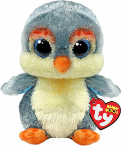Ty Beanie boos (8") - fisher - penguin gray 008421373222
