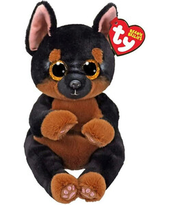 Ty Beanie bellies (13") - fritz - dog blk/tan 008421432134