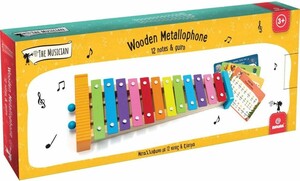 Svoora Metallophone coloré de 12 notes avec guide en bois 5208006140125