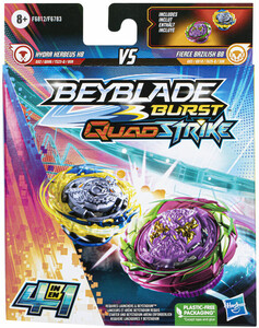 Beyblade Beyblade Burst Quad Strike Toupies(2) Fierce B8 et Hydra Kerbeus K8 195166202969