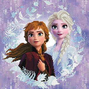 Diamond Dotz Broderie diamant La Reine des neiges Elsa et Anna Sisters (Frozen) Diamond Dotz (Diamond Painting, peinture diamant) 678361970296