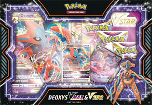 nintendo Pokemon Deoxys Vmax &Vstar Battle box *