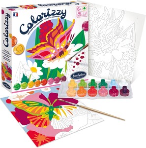 colorizzy Peinture à numéro Colorizzy - Papillons (fr/en) 3373910045049