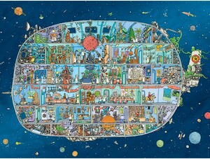 Heye Casse-tête 1500 Spaceship - Adolfsson 4001689298418