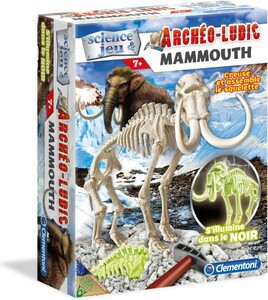 Clementoni Fouille Archéo-ludic mammouth phosphorescent (fr) 8005125520701
