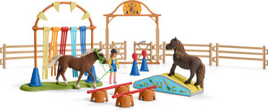 Schleich Schleich 42481 Entraînement d'agility pour poney 4059433323701