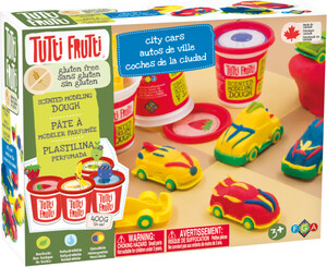 Tutti Frutti Pâte à modeler ensemble auto de ville sans gluten 061404178160