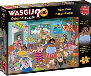 Jumbo Casse-tête 1000 wasgij original #36 Les résolutions du Nouvel An ! 8710126250006
