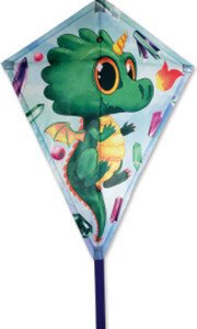 Premier Kites Cerf-volant monocorde diamant 25'' dragon 630104152284
