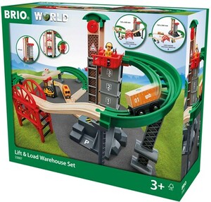 Brio Train Brio Train en bois Grand circuit plateforme multimodale 33887 7312350338874