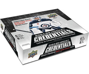 Upper Deck Upper Deck Credentials Hockey 24/25 hobby Booster Box 053334829908