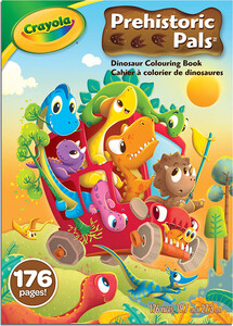 Crayola Crayola - Cahiers à colorier 176 pages - Prehistoric 063652076700