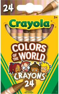 Crayola Colors of the World - 24 crayon de cire 063652173300