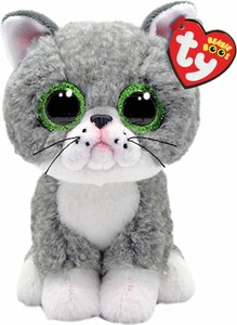 Ty Beanie boos - fergus - cat gray (8") 008421365814
