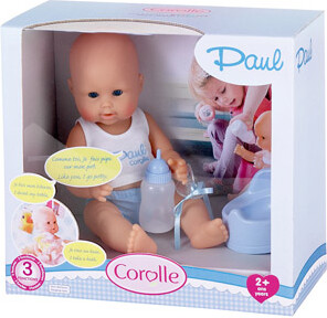Corolle Corolle Mon bébé poupée classique bain Paul fait pipi (mouiller), à fonction 36 cm 027084905472