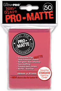 Ultra PRO Protecteurs de cartes mtg pro-matte fushia 66x91mm 50ct 074427845063