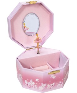 Schylling Boîte à bijoux ballerine hexagonale 019649207305