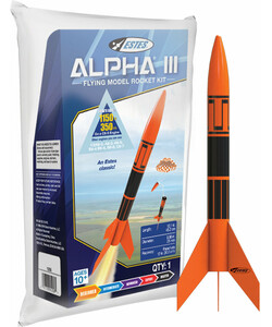 Estes Alpha 111 bagged rocket kit(e2x) 047776012561