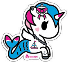 tokidoki autocollant Marina mermicorno 818310029365