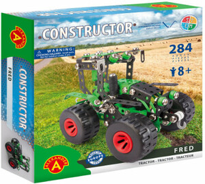 Constructor Constructor Tracteur Fred, 284 pièces en métal 5906018021684