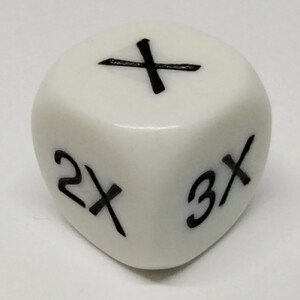 Koplow Games Dés éducatif mathématiques 16mm: multiplicateurs x, 2x, 3x 