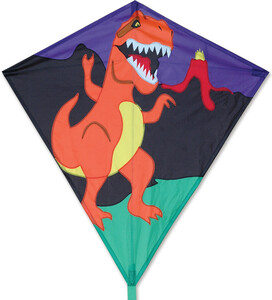 Premier Kites Cerf-volant monocorde Losange 30" Tyrannosaure (T.rex) 630104153472