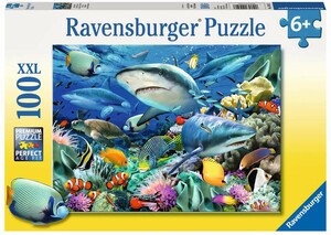 Ravensburger Casse-tête 100 XXL Récif de requins 4005556109517