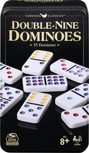 Spin Master Domino couleurs double 9 (d9) boite métal 778988391600