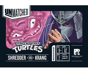 Restoration Games Unmatched (en) adventures - Teenage Mutant Ninja Turtles - Shredder Krang hero deck 850056595049