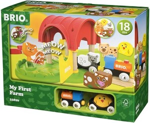 BRIO Train en bois BRIO Ma première ferme sonore BRIO 33826 7312350338263