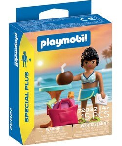 Playmobil Playmobil 72032 Vacancière à la plage 4008789720320