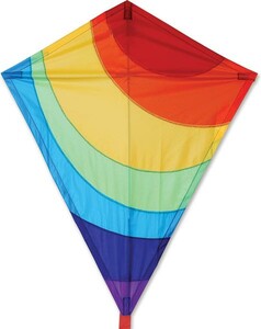 Premier Kites Cerf-volant monocorde Losange 25" arcenciel radiant 630104154684