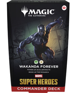 Wizards of the Coast MTG Marvel super heroes - commander deck Wakanda forever MTG