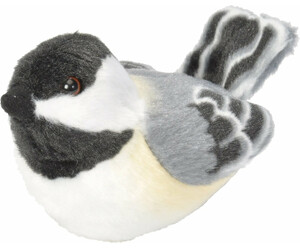 Wild Republic Oiseau audubon - Mésange à tête noire peluche 5" 092389182248