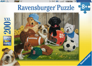 Ravensburger Casse-tête 200 XXL Jouons au ballon, chien 4005556128068