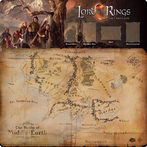 Fantasy Flight Games The Lord of the Rings LCG (en) ext Fellowship 1-4 Player Gamemat (playmat/tapis de jeu) 841333105815