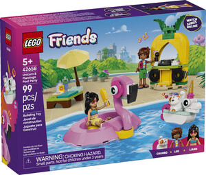 LEGO LEGO 42658 Fête dans la piscine avec les bouées licorne et flamant rose 673419404549