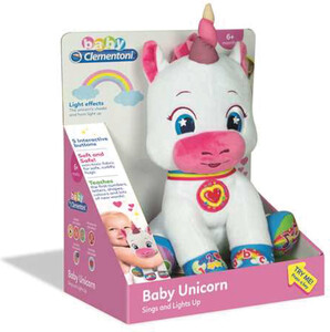 Clementoni Bébé clementoni Licorne parlante en peluche 8005125523290