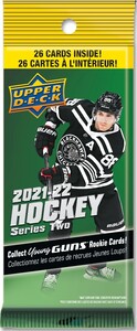 Upper Deck Upper DECK Series 2 Hockey 21/22 Fat Pack 053334980012
