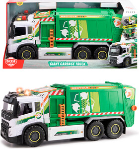 Dickie Toys dickie - camion à ordures géant son et lumière55 cm 4006333093548