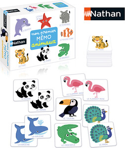 Nathan Mon premier mémo animaux 8410446311547