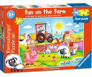 Ravensburger casse-tête Casse-tête 16 Plancher Fun on the Farm 4005555040668