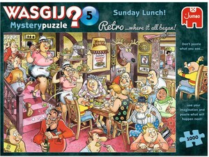 Jumbo Casse-tête 1000 wasgij retro mystery #05 Sunday Lunch 8710126250099